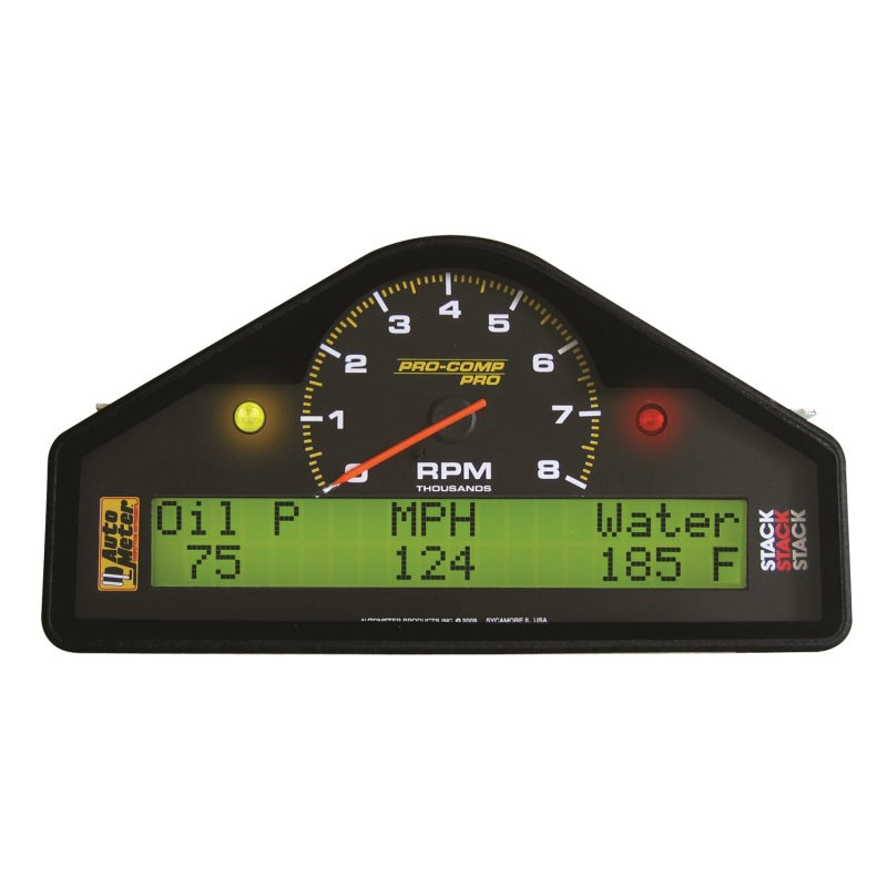 AutoMeter Street Dash Display 8K RPM/MPH/Oilp/Oilt/Wtmp/Volt Pro-Comp 6002 6002 Photo - Primary