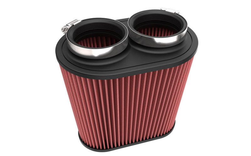 K&N Engineering K&N Universal Clamp-On Air Filter 3in Dual Flange 9in x 6in Base 7.5in x 3.688in Top 7.5in Height RU-6104 RU-6104 Photo - lifestyle view