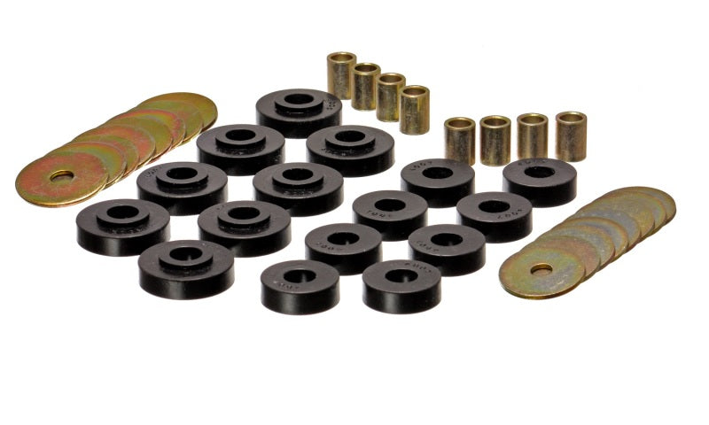 Energy Suspension Body Mount Set Black Chevrolet Corvette All 1963-1967 3.4152G Photo - Primary