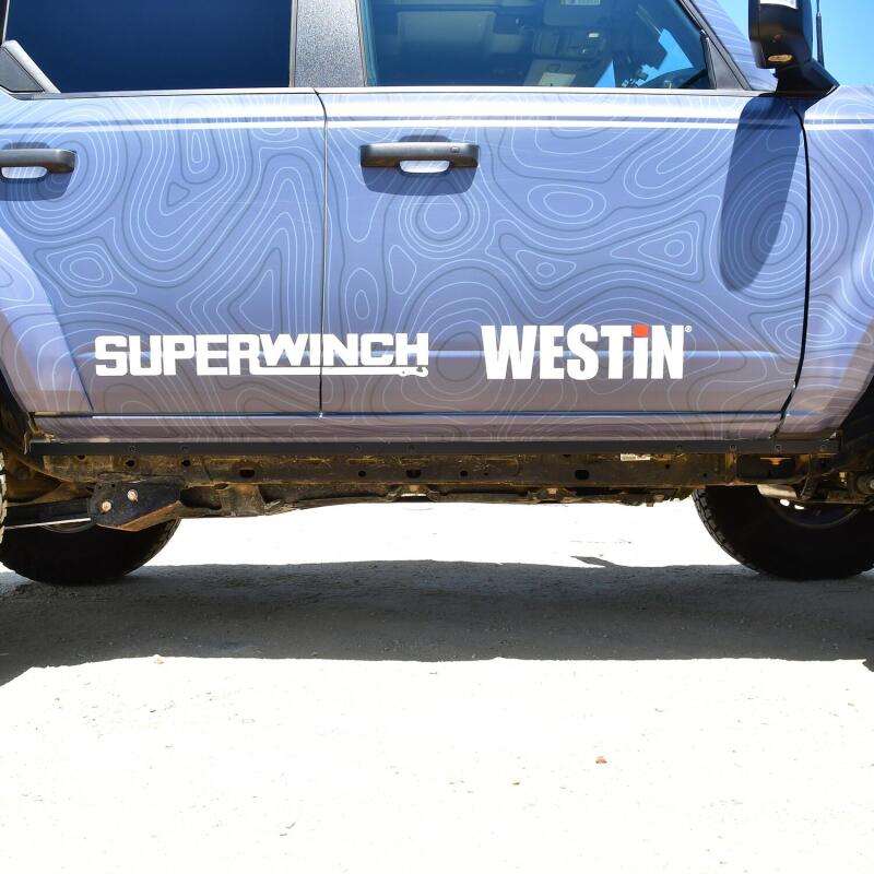 Westin 21-23 Ford Bronco 4dr (Excl. Sport) XTS Pinch Weld Covers - Tex. Blk 42-141955 42-141955 Photo - lifestyle view