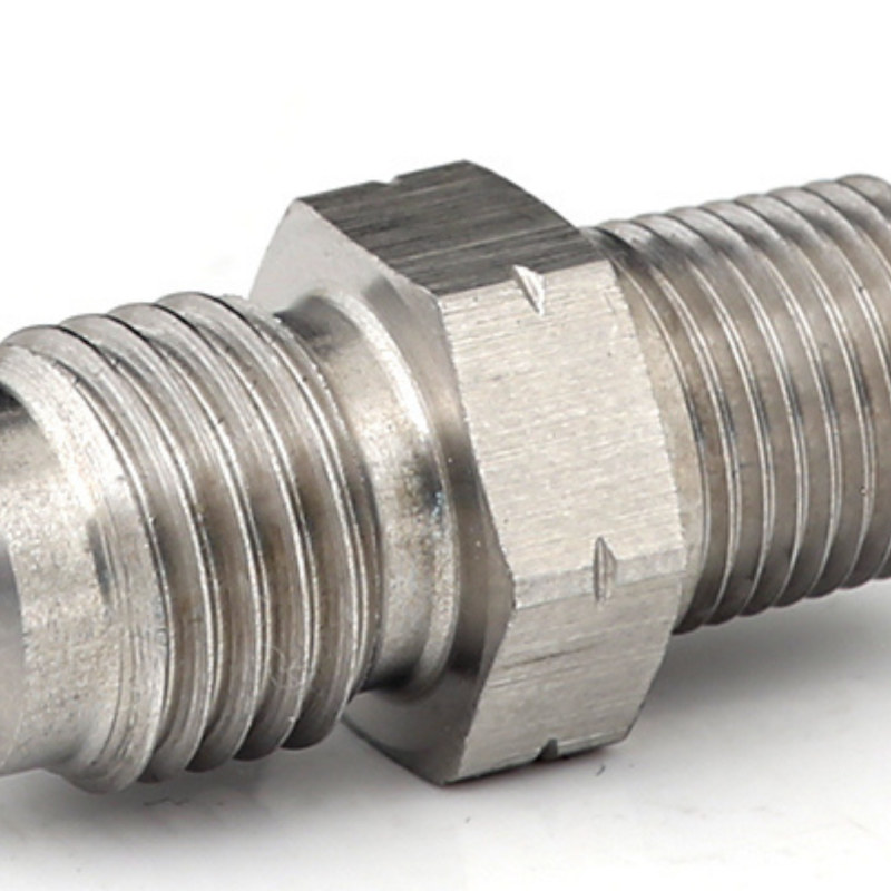 Go Fast Bits GFB 1/8in BSPT Male to -4AN Male Flare (Stainless Steel) 3847 3847 Photo - Close Up