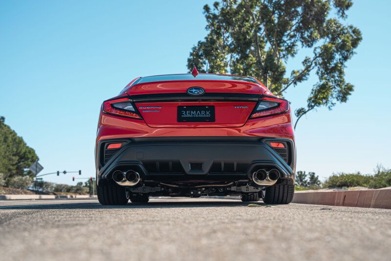 Remark 2022+ Subaru WRX VB Axle Back Exhaust w/Burnt Stainless Steel Dual Wall Tip RO-TTVB-DM RO-TTVB-DM User 1