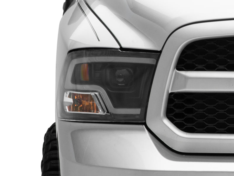 Raxiom 09-18 RAM 1500 LED Halo Projector Headlights- Black Housing (Clear Lens) R111516 R111516 Photo - Close Up