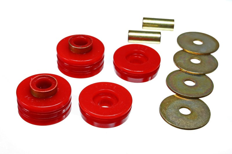 Energy Suspension Transmission Mount Red Ford Bronco Base 1966-1977 4.1101R Photo - Primary