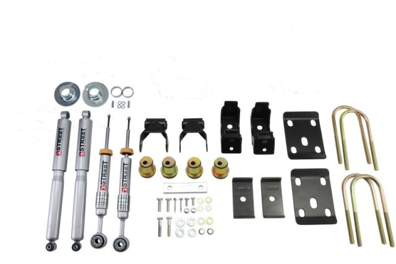 Belltech Lowering Kit 14 Chev/Gm Silverado/Sierra Std Cabs 2WD 0" to -4" Front 993SP Photo - Primary