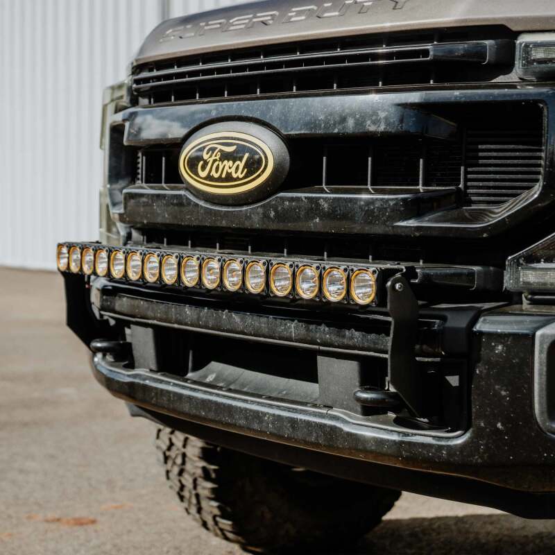 KC HiLiTES 2017+ Ford Super Duty Front Bumper Light Bar Mount For 40in Flex Era LED Light Bar 7354 7354 Photo - lifestyle view