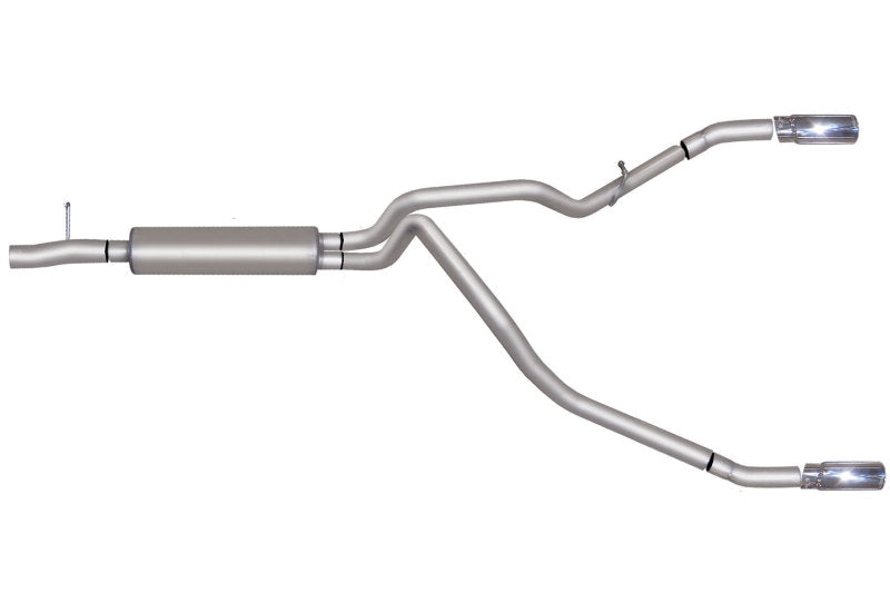 Gibson 17-18 Ford F-250 Super Duty King Ranch 6.2L 2.5in Cat-Back Dual Split Exhaust - Aluminized 9130 9130 Photo - Primary