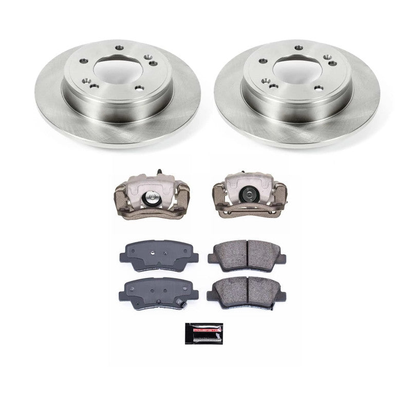 PowerStop Power Stop 14-16 Kia Soul Rear Autospecialty Kit w/Calipers KCOE6502A KCOE6502A Photo - Primary