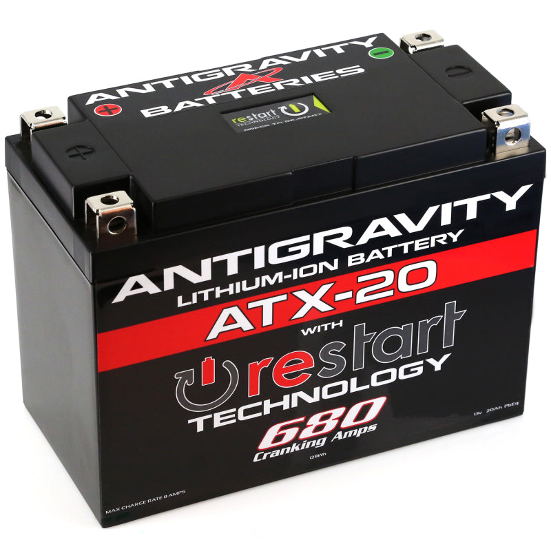 Antigravity Batteries Antigravity YTX20 Lithium Battery w/Re-Start AG-ATX20-RS AG-ATX20-RS Photo - Primary