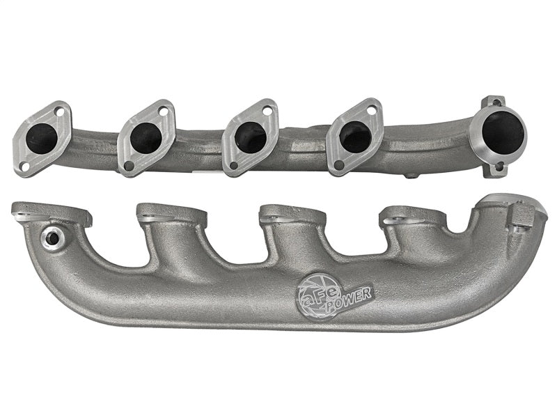 aFe BladeRunner Ported Ductile Iron Exhaust Manifold - Ford Diesel Trucks 46-40094 Photo - Unmounted