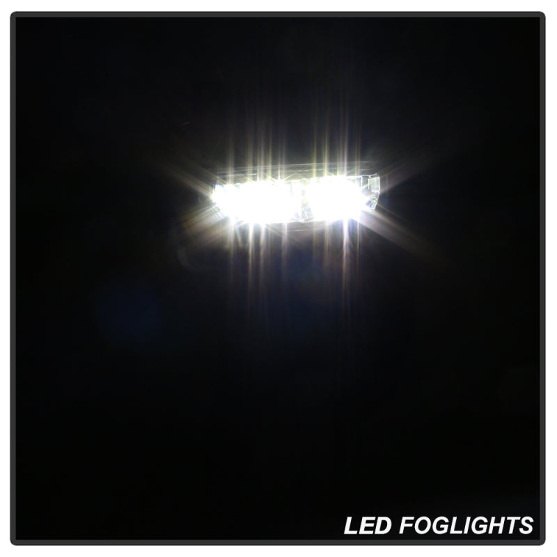 Spyder 16-18 GMC Sierra 1500 OEM Style Full LED Fog Light w/Switch - Clear (FL-GS2016-LED-C) 9043222 9043222 User 6