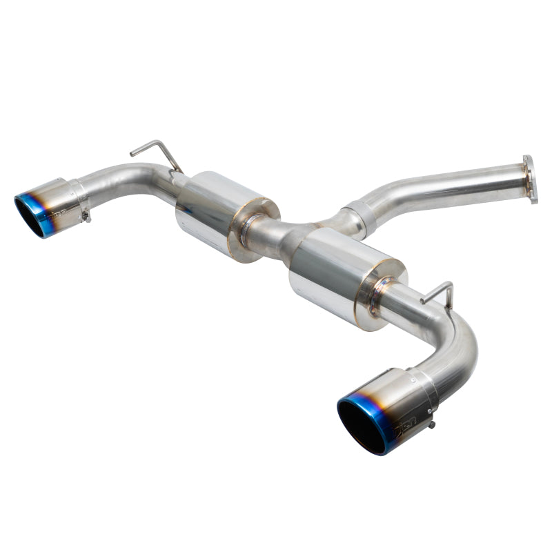 Injen 19-22 Hyundai Veloster N L4 2.0L Turbo Performance SS Axle Back Exhaust System - Burnt Ti Tips SES1343ABTT SES1343ABTT Photo - Primary