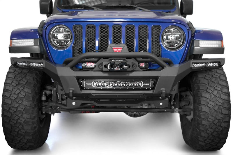 Addictive Desert Designs ADD 18-24 Jeep Wrangler JL / 18-24 Jeep Gladiator JT Phantom Winch Rear Bumper F980335070103 F980335070103 Photo - Mounted