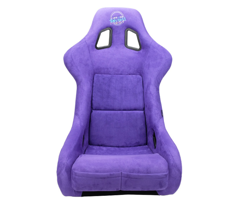 NRG FRP Bucket Seat PRISMA Edition W/ pearlized Back Purple Alcantara - Large FRP-302PP-PRISMA FRP-302PP-PRISMA Photo - Primary