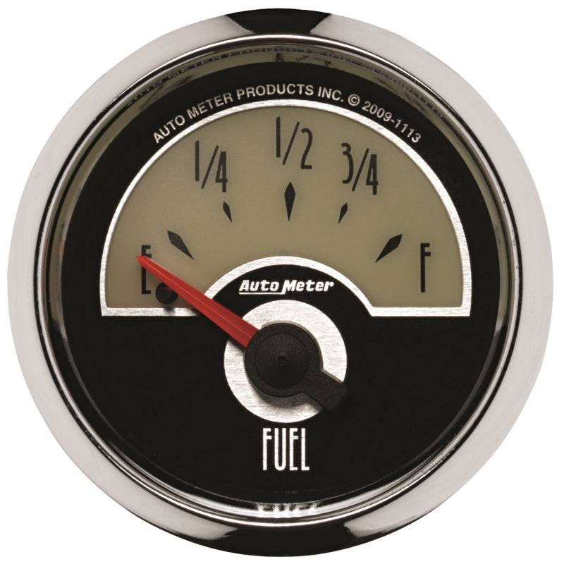 AutoMeter Gauge Fuel Level 2-1/16in. 0 Ohm(e) to 90 Ohm(f) Elec Cruiser 1113 1113 Photo - Primary