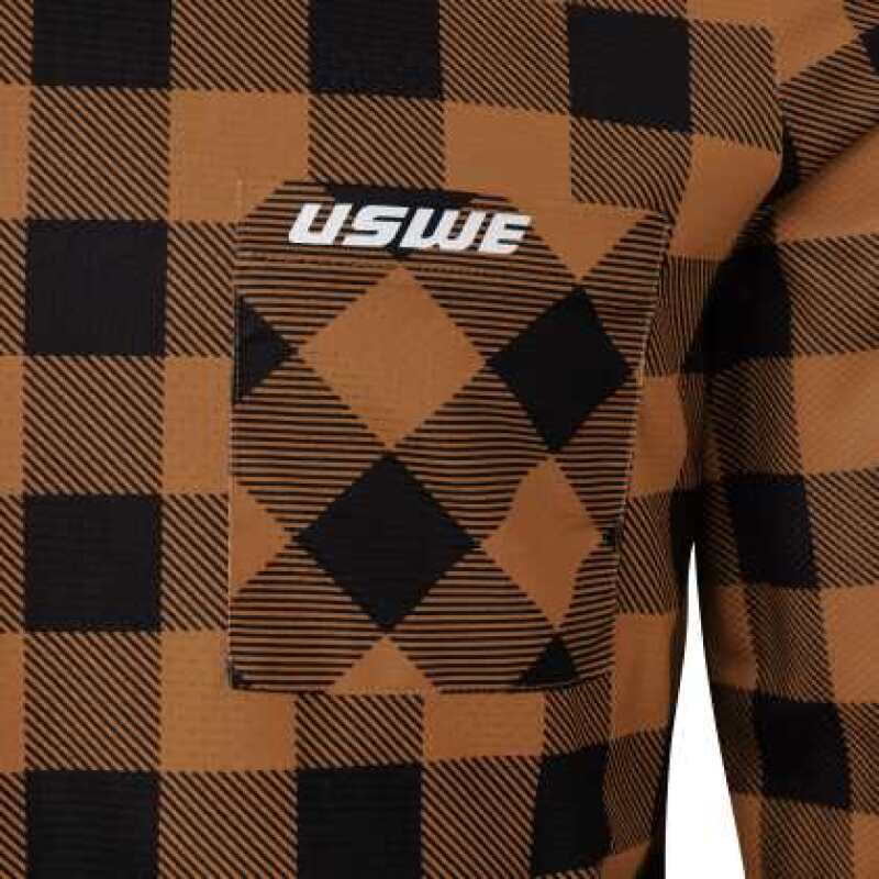 USWE Flannel Long Sleeve Lightweight Off-Road Jersey Bronze - XL 80951061042107 80951061042107 User 1