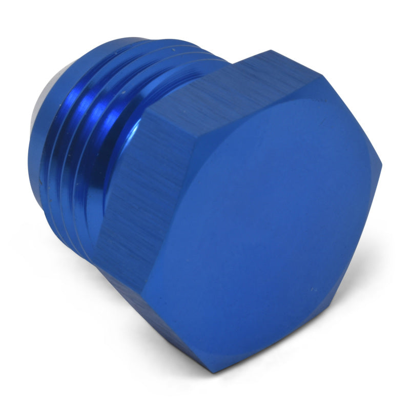 Russell -8 AN Flare Plug Adapters (Blue Finish) 660200 Photo - out of package