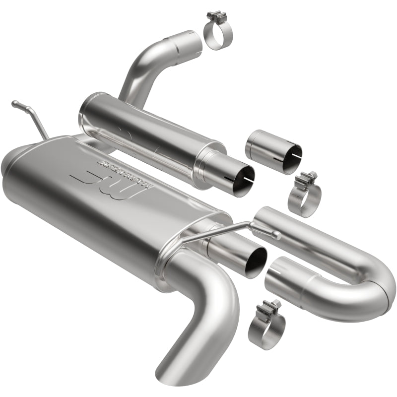 Magnaflow 18-23 Jeep Wrangler JL 2.0L/3.6L Overland Series Axle-Back Exhaust 19620 19620 Photo - Primary