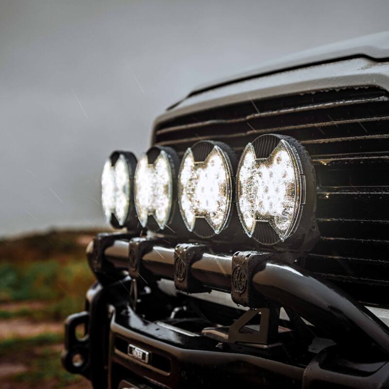 KC HiLiTES SlimLite 8in. LED Light Shield (Shield Only) - Clear 5207 5207 Photo - lifestyle view