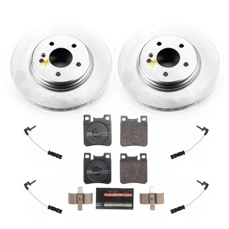 Power Stop 98-00 Mercedes-Benz C43 AMG Rear Euro-Stop Brake Kit ESK6472 ESK6472 Photo - Primary