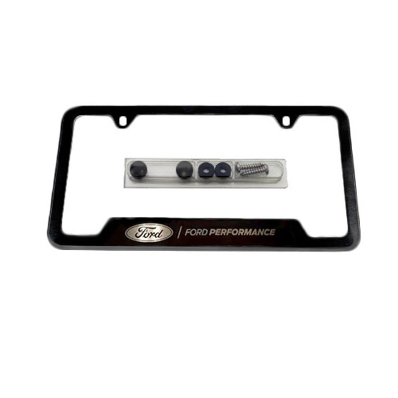 Ford Racing Stainless Steel Ford Performance License Plate Frame - Black M-1828-SS304BK M-1828-SS304BK Photo - Primary