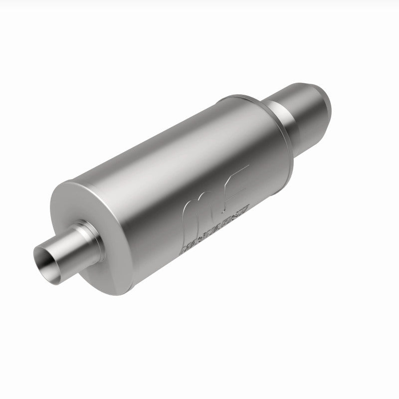 MagnaFlow 7" Round Center/Center Performance Muffler With Tip 14836 360 Degree Image Set