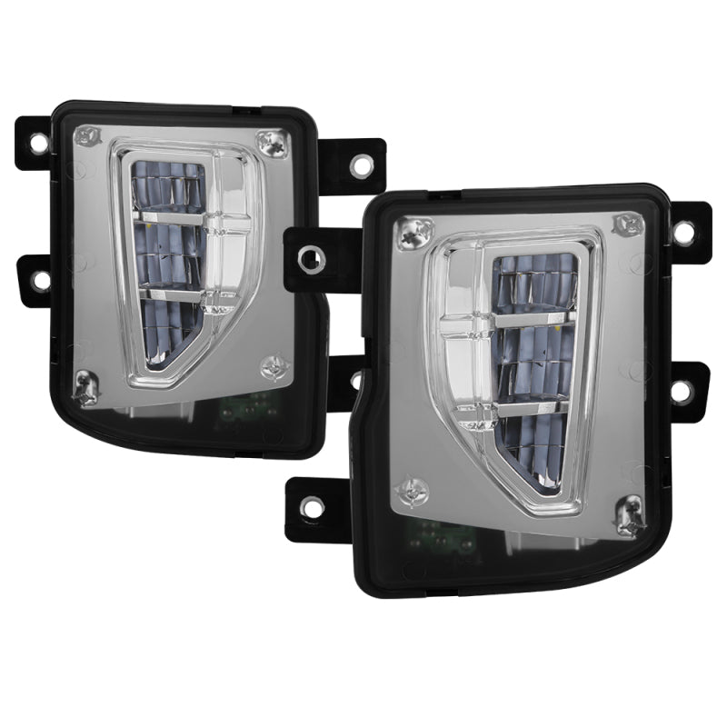 Spyder 16-18 Chevy Silverado 1500 OEM Style Full LED Fog Light w/Switch - Clear (FL-CSIL16-LED-C) 9043215 9043215 Photo - Primary