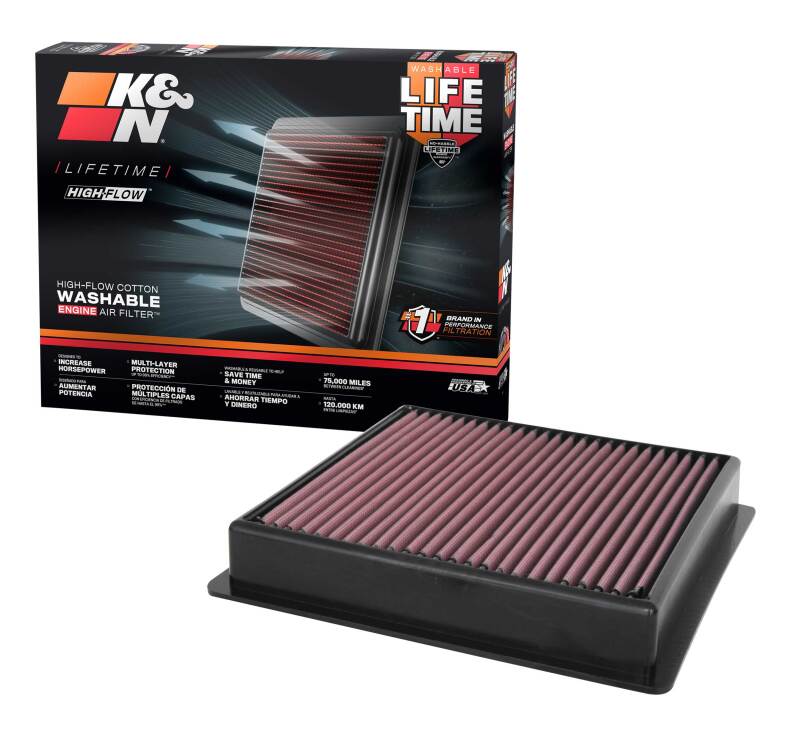 K&N Engineering K&N 20-21 Ford F250/F350 Super Duty 6.2/6.7/7.3L V8 Replacement Air Filter 33-5100 33-5100 Photo - out of package