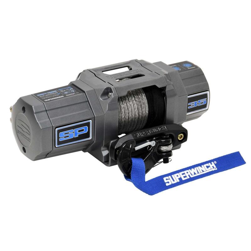 Superwinch 3500lb Winch 40ft Syn thetic Rope Hawse 1135250 1135250 Photo - Unmounted