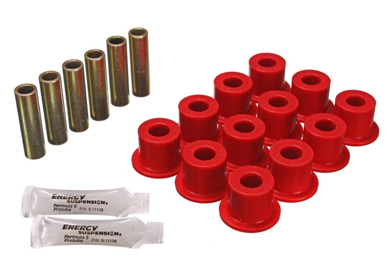 Energy Suspension Leaf Spring Bushing Set Red International Scout II All 1972-1980 6.2102R Photo - Primary
