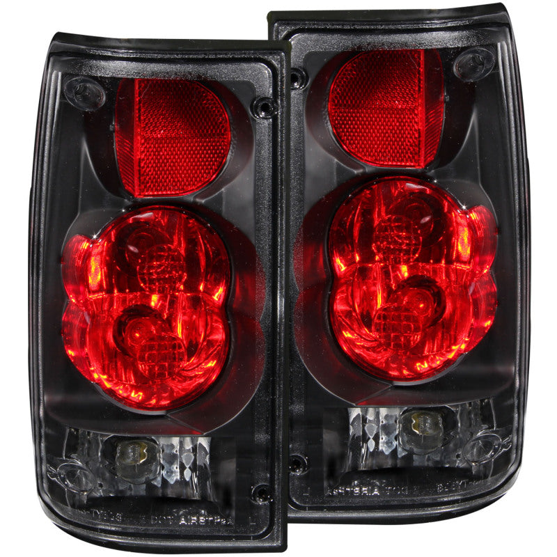 Anzo 1989-1995 Toyota Pickup Taillights Black 211132 Photo - Primary