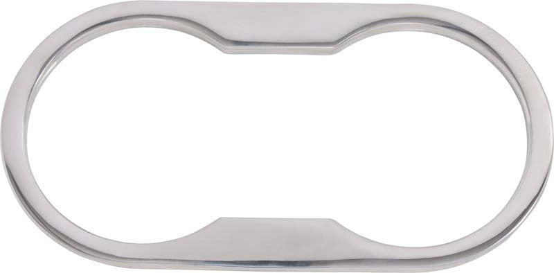 Kentrol 07-10 Wrangler JK Jeep Cup Holder Bezel - Polished Silver 30002 30002 Photo - Primary
