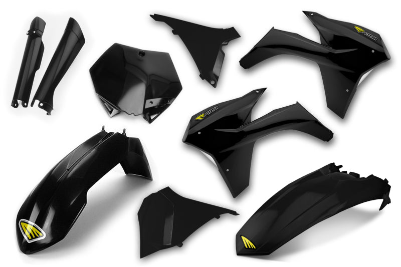 Cycra 11-12 KTM 125-450 SX/XC/SX-F/XC-F Powerflow Body Kit Black 1CYC-9309-12 1CYC-9309-12 Photo - Primary