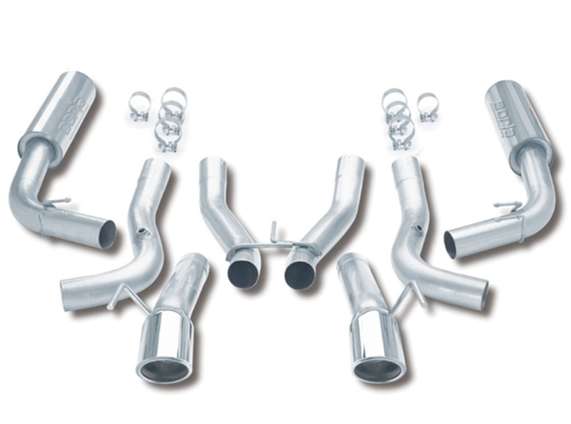 Borla 96-02 Viper GTS/R/T-10 Coupe/Convertible 2dr w/ 2.5in Inlets SS Catback Exhaust System 14663 14663 Photo - Primary