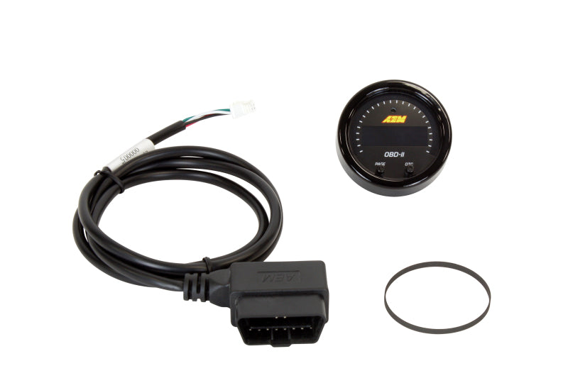 AEM Electronics X-Series OBDII Digital Datastream Gauge Black Bezel & Black Face plate 30-0311 Photo - Primary