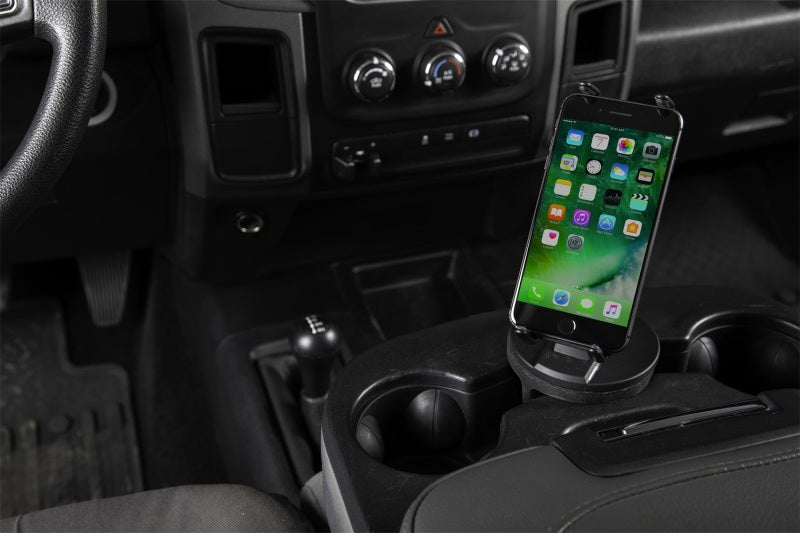 Daystar Hands Free Phone Grip Fits In Cup Holder DASKU81001BK KU81001BK Photo - Mounted