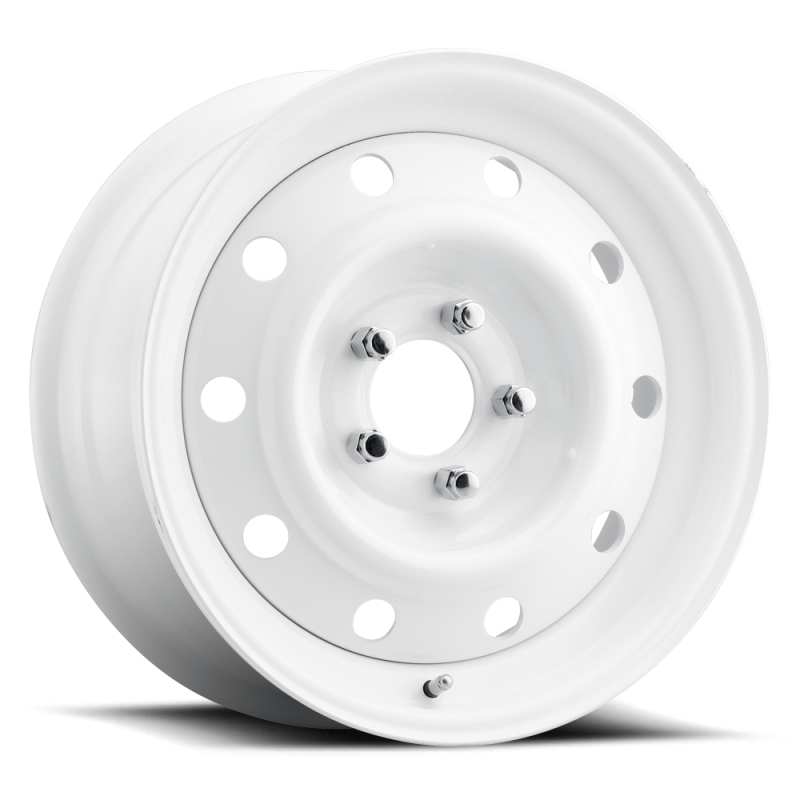 Mobelwagen MW-901W Stahl 16x7in / 5x112 BP / 30mm Offset / 2.95mm Bore - White Wheel MW-901W-67017+30 MW-901W-67017+30 Photo - Primary