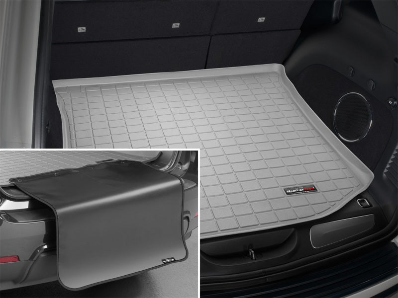 WeatherTech 2011+ Jeep Grand Cherokee Cargo With Bumper Protector - Grey 42469SK 42469SK Photo - Primary