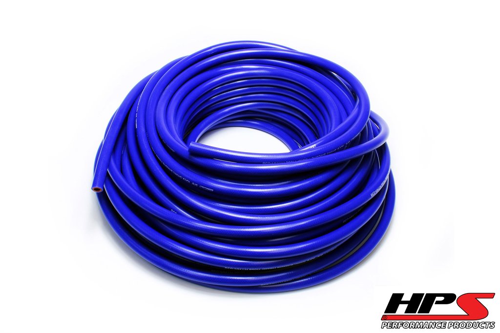 HPS Performance Products Blue High Temperature Reinforced Silicone Heater Hose Tubing