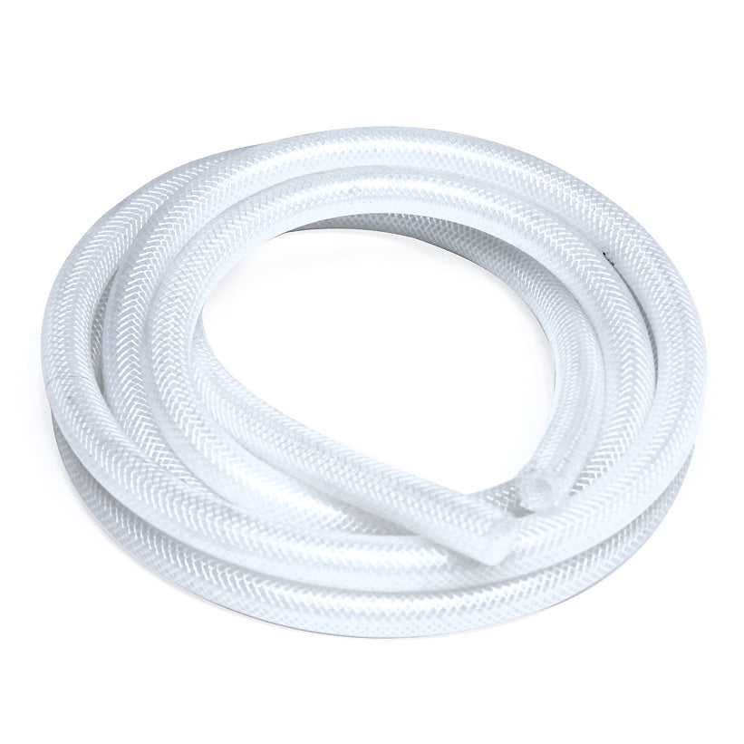 HPS 7/8" ID Clear High Temp Reinforced Silicone Heater Hose Tubing, 22mm ID