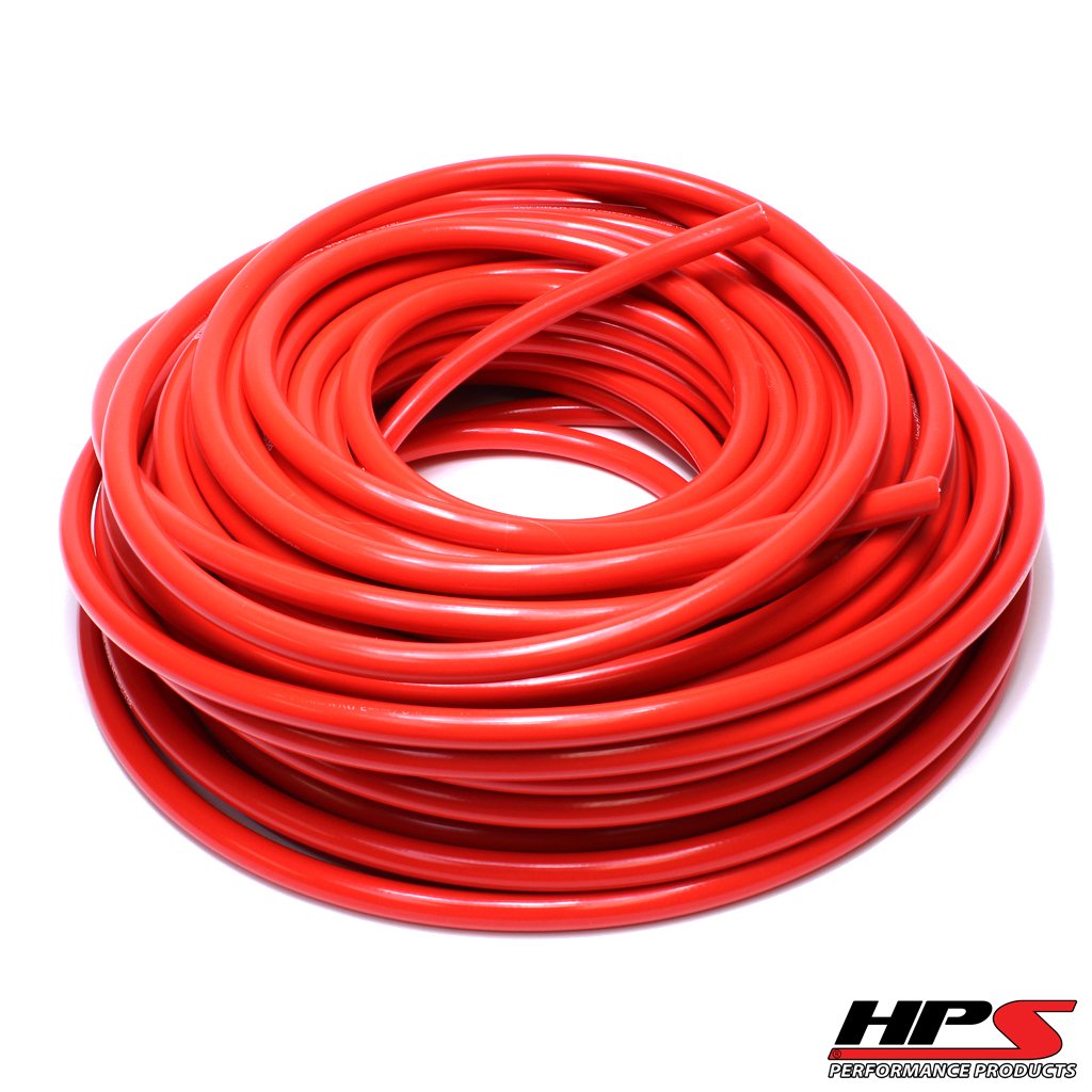 HPS Performance Products Red High Temperature Reinforced Silicone Heater Hose Tubing