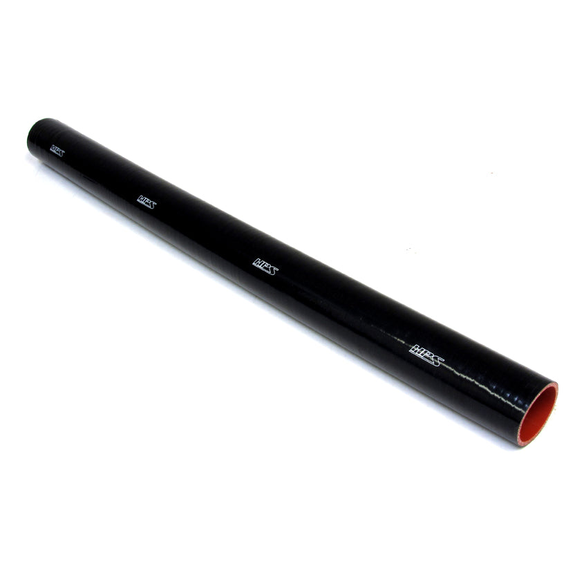 HPS 1-3/4" ID, 3 Feet Length, Silicone Straight Coupler Coolant Tube Hose, High Temp 4-ply Reinforced, Black, 45mm ID