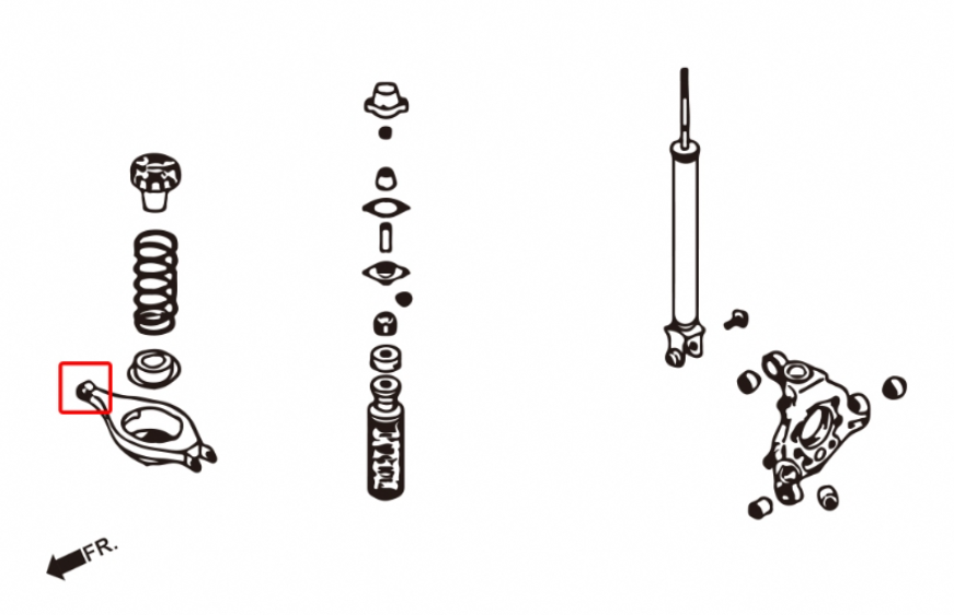 Megan Racing 350Z/Z33 03-09/G35 03-06 sedan/coupe Racing Bushing