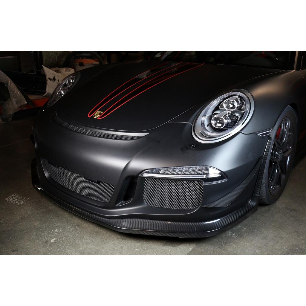 APR Porsche 991.1 GT3 Carbon Fiber Front Bumper Canards 2013-2015