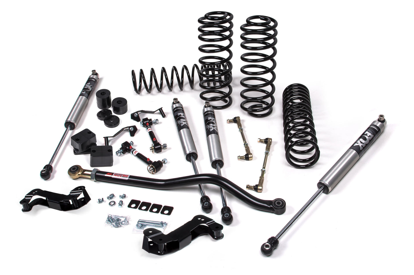 JKS Manufacturing JKS Jeep JL J-Kontrol 3in 2Dr w/Fox 2.0 Performance Series Shocks STD Rate Coils JSPEC134KFP