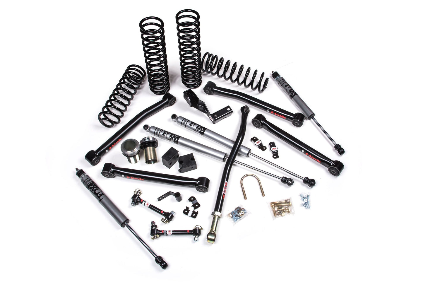 JKS Manufacturing JKS Jeep JK J-Lander 3.5in 4Dr w/Fox 2.0 Adventure Series Shocks JSPEC154KFA