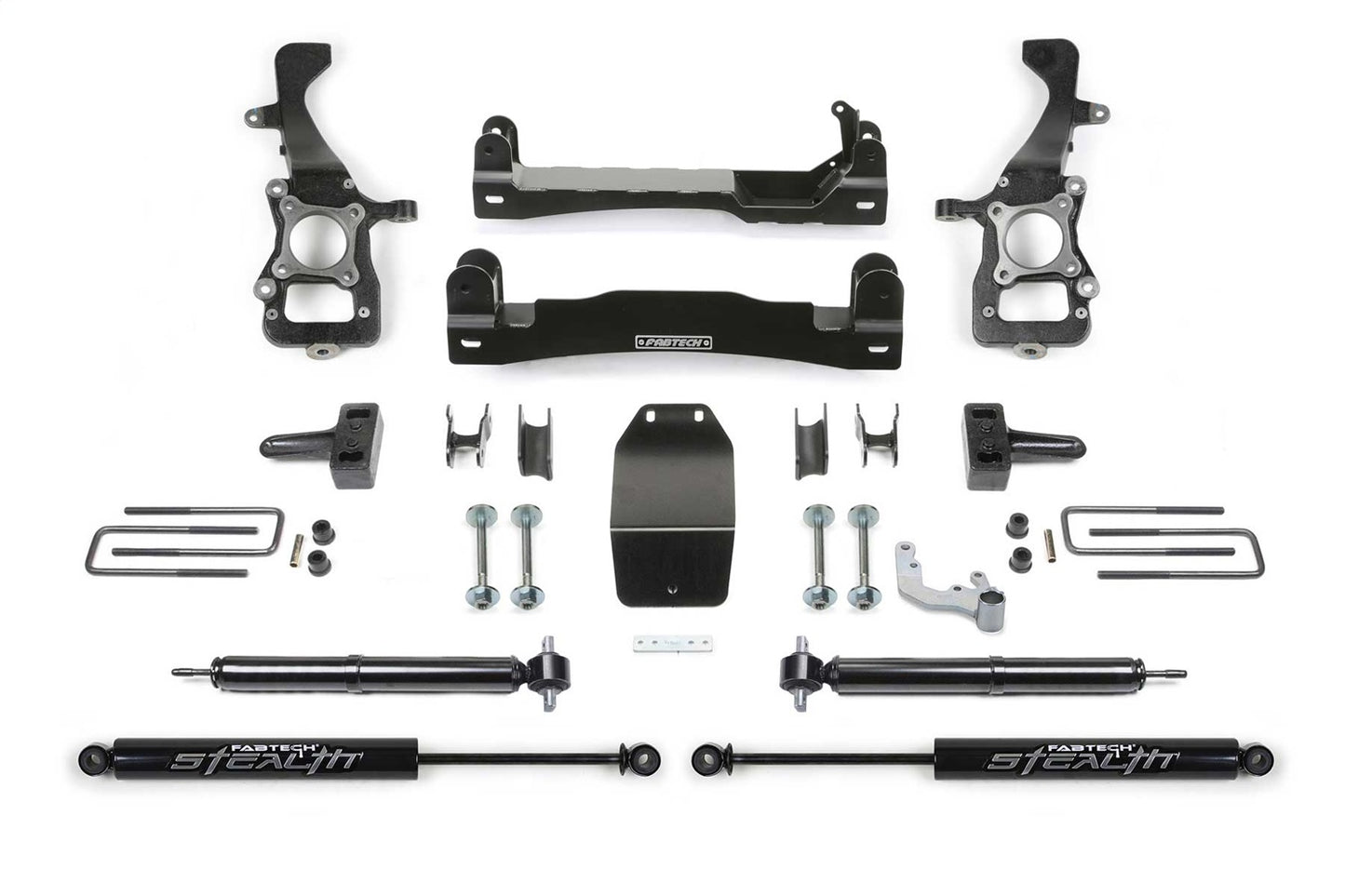 Fabtech 2021+ Ford F-150 4in Basic System w/Stealth Monotube Shocks K2386M