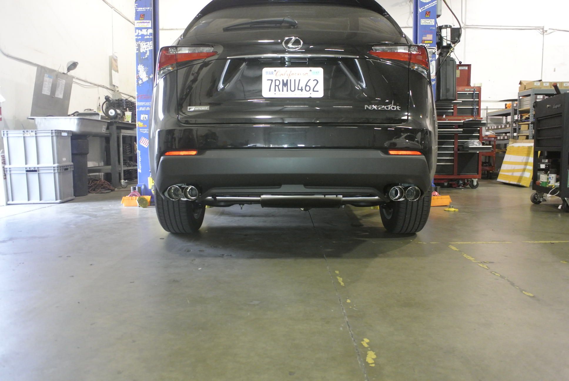 Megan Racing Axle Back Exhaust Lexus NX200T 2015+