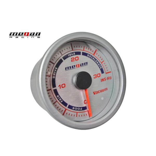 Megan Racing Version 2 - Silver Face Meter Gauge