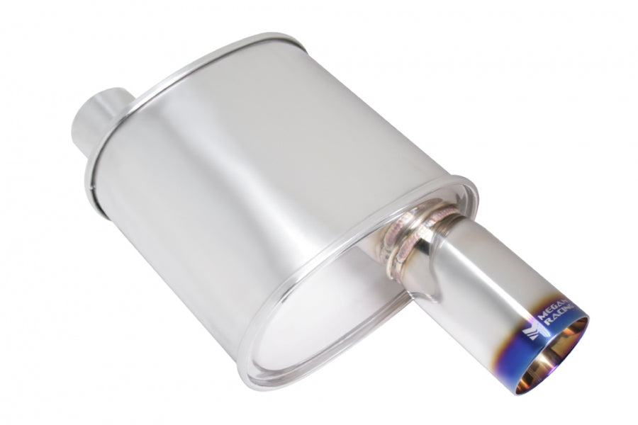 Megan Racing Universal Exhaust F-RT Turbo Muffler 3" Pipe 3.5" Single